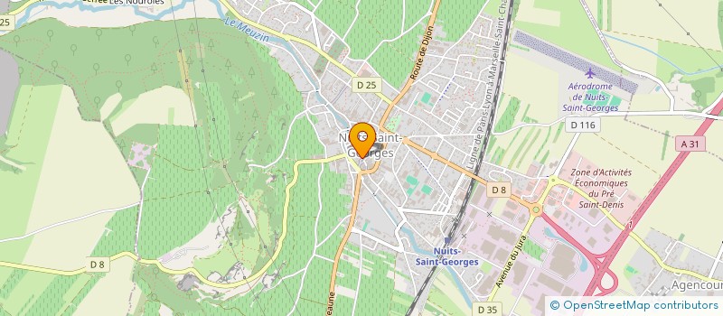 localisation de l'entreprise GPT FONC AGR DOMAINE DESERTAUX FERRAND  CORGOLOIN