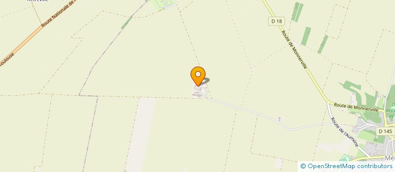 localisation de l'entreprise GPT FONCIER AGRICOLE DE FERME MENNESSARD  LE MEREVILLOIS