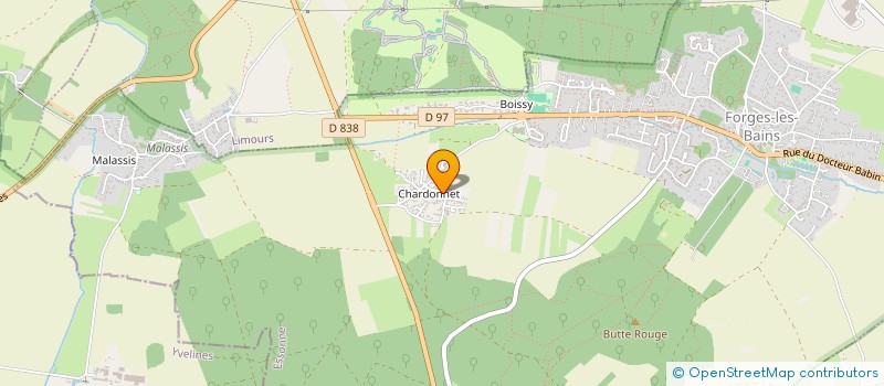 localisation de l'entreprise GPT FONCIER AGRICOLE FERME DE GRIGNON  PECQUEUSE