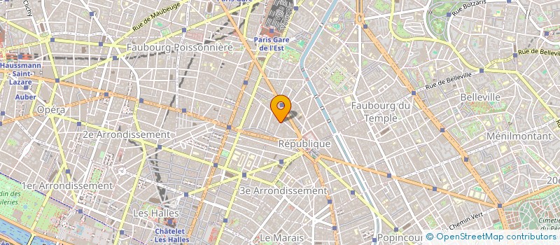 localisation de l'entreprise GPT FONCIER RURAL DE LA CHAPELLE  PARIS