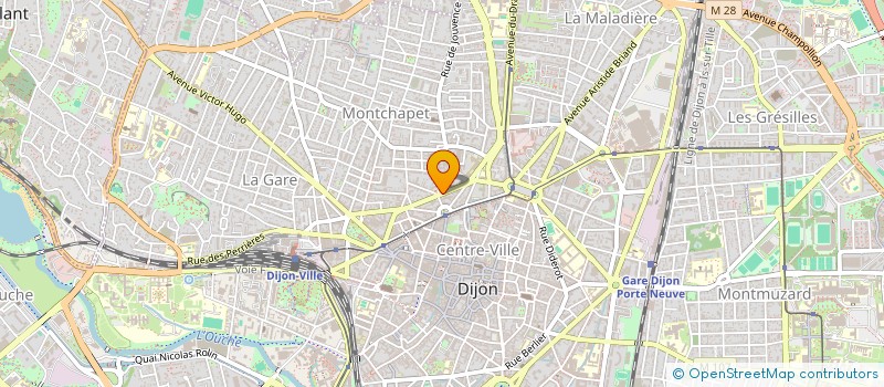 localisation de l'entreprise GPT FONCIER RURAL DE LA METAIRIE ROUGE  DIJON