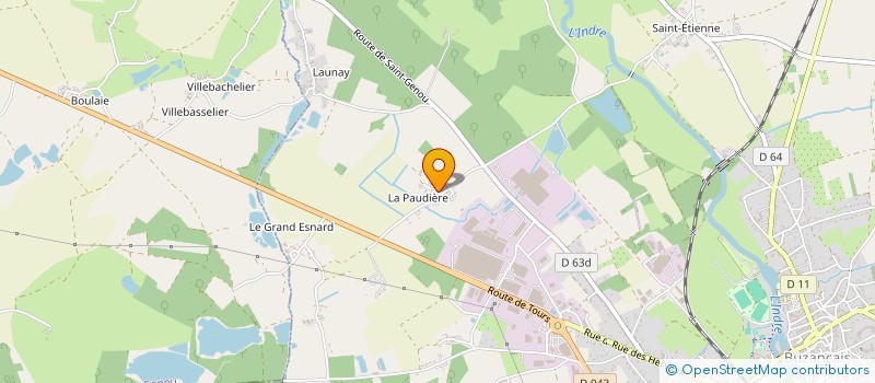localisation de l'entreprise GPT FONCIER RURAL DE LA NORAY à BUZANCAIS