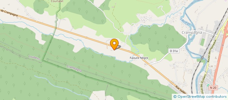 localisation de l'entreprise GPT FONCIER RURAL DE LA VERRIERE à CRAMPAGNA