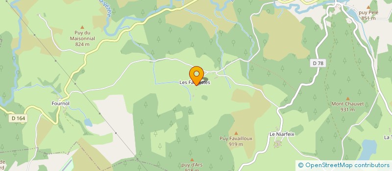 localisation de l'entreprise GPT FONCIER RURAL DES FARGETTES  SAINT-MERD-LES-OUSSINES