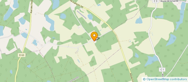 localisation de l'entreprise GPT FONCIER RURAL DU DOMAINE DU FERTILS  COURMEMIN