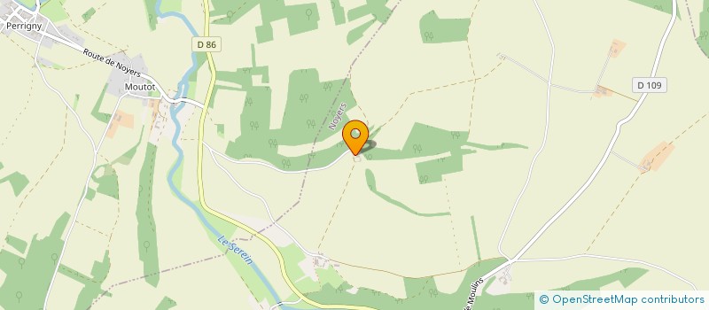 localisation de l'entreprise GPT FONCIER RURAL DU VAL DES OEILLOTS à NOYERS