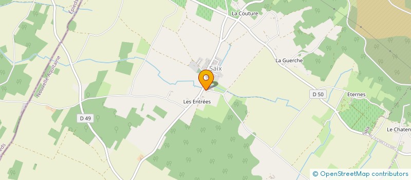 localisation de l'entreprise GPT FONCIER RURAL MEUNIER-MOREAU à LES TROIS-MOUTIERS