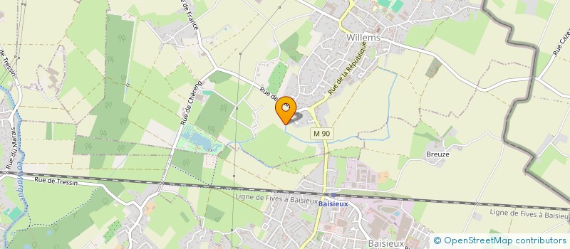 localisation de l'entreprise GPT FONCIERE AGRIC DU FRESNOY  WILLEMS