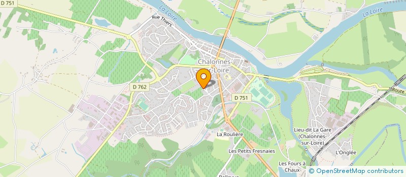 localisation de l'entreprise GPT FORESTIER BOIS DE SEMUR EN VALLON  CHALONNES-SUR-LOIRE