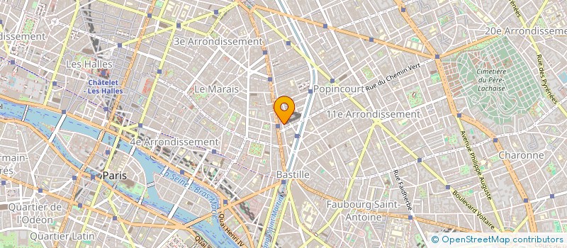 localisation de l'entreprise GPT FORESTIER CHAUMONT GRAVIE  PARIS