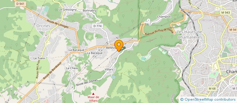 localisation de l'entreprise GPT FORESTIER DE BOUTIGOU LA PARPILLE à ORCINES