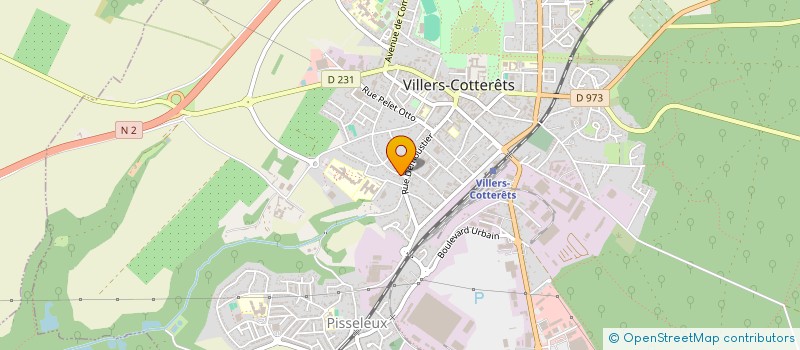 localisation de l'entreprise GPT FORESTIER DE LA BAUGE  VILLERS-COTTERETS