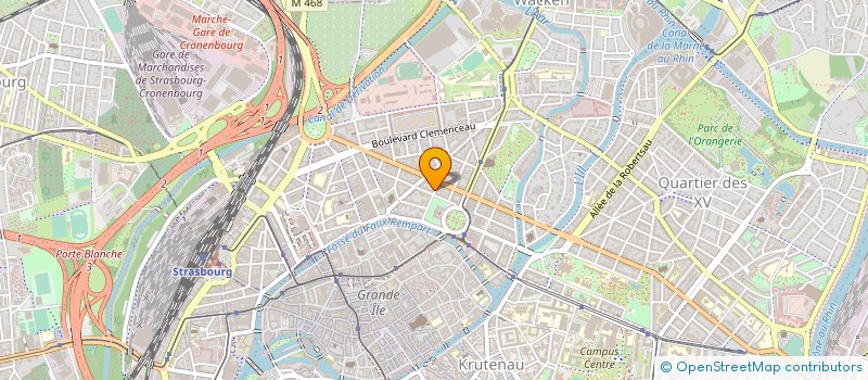 localisation de l'entreprise GPT FORESTIER DE LA BERGERIE à STRASBOURG