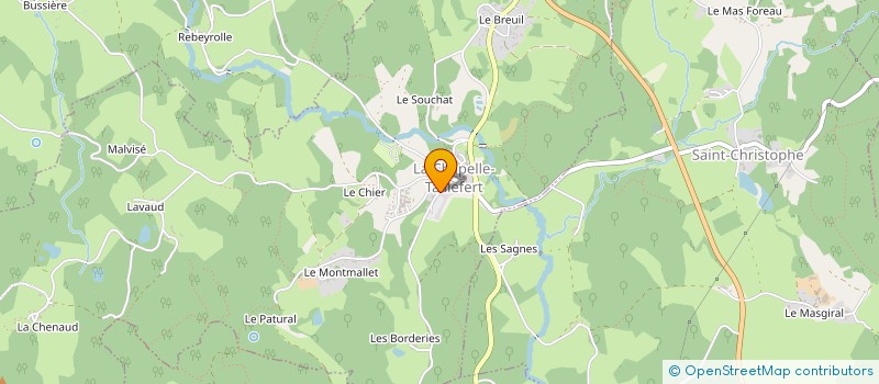localisation de l'entreprise GPT FORESTIER DE LA CHAPELLE TAILLEFERT à LA CHAPELLE-TAILLEFERT