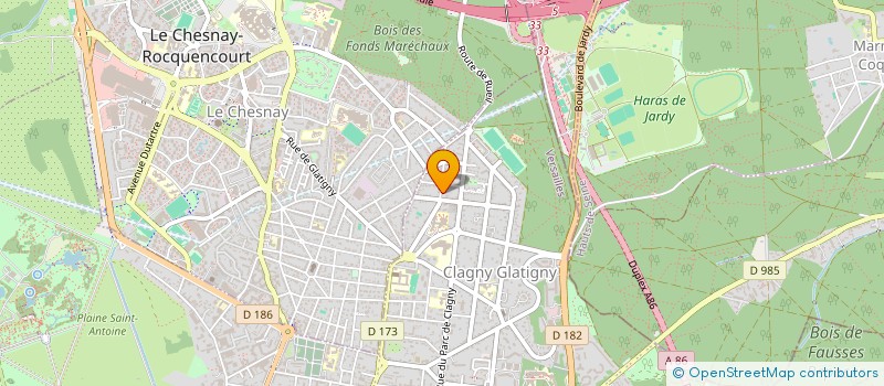 localisation de l'entreprise GPT FORESTIER DE LA MANCHE LE COMTE à VERSAILLES