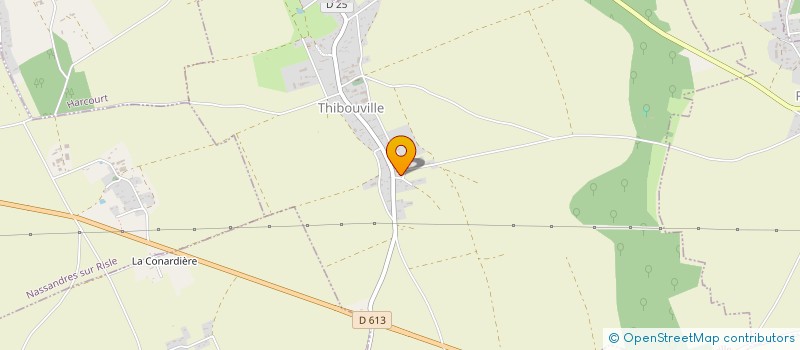 localisation de l'entreprise GPT FORESTIER DE LA MARE AUZOU  THIBOUVILLE