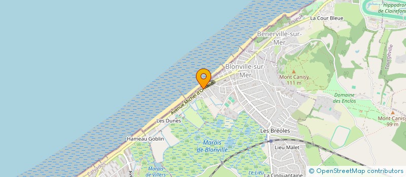 localisation de l'entreprise GPT FORESTIER DE LA ROQUE BAIGNARD  BLONVILLE-SUR-MER