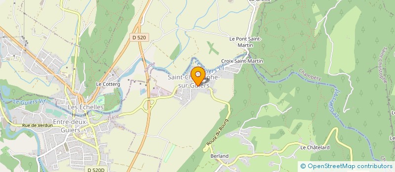 localisation de l'entreprise GPT FORESTIER DE LA VALLEE D'ARMANCE à SAINT-CHRISTOPHE-SUR-GUIERS