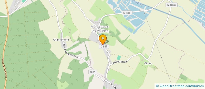 localisation de l'entreprise GPT FORESTIER DE LA VENDUE CHARLES  MONTCEAUX-LES-VAUDES