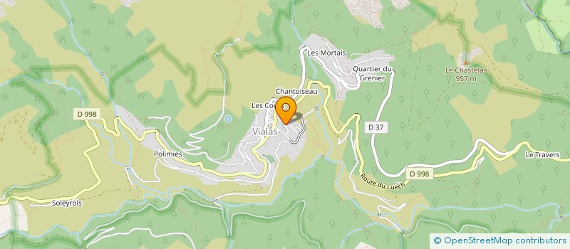 localisation de l'entreprise GPT FORESTIER DE ST MAURICE DE VENTALON  PONT DE MONTVERT SUD MONT LOZERE