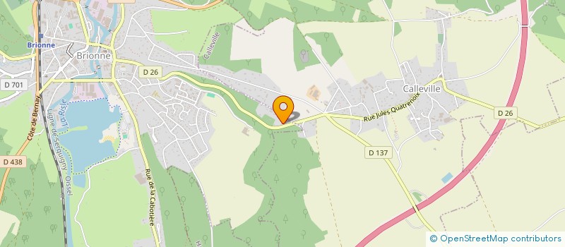 localisation de l'entreprise GPT FORESTIER DES BOIS DITS DE LA SOC  CALLEVILLE