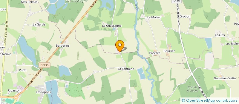 localisation de l'entreprise GPT FORESTIER DOMAINES P DUGAS BOISSONNY  NEUVILLE-LES-DAMES