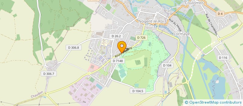 localisation de l'entreprise GPT FORESTIER DU BOIS DE BRAZAIS à VILLEMEUX-SUR-EURE