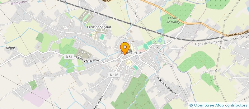 localisation de l'entreprise GPT FORESTIER DU BOIS DE LA TOURNADISSE à MONTBETON