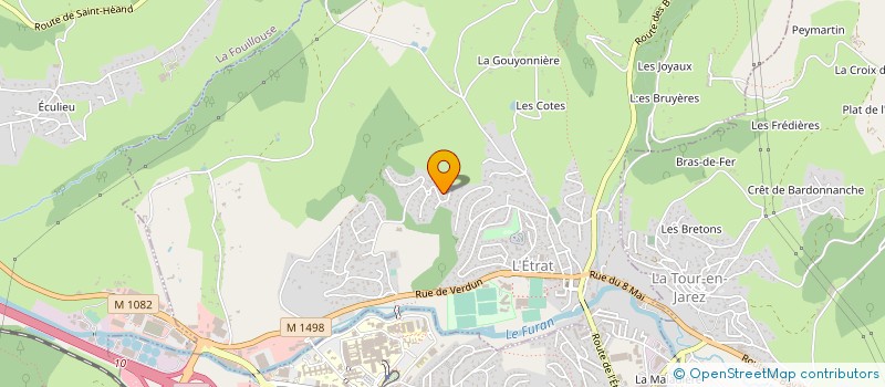 localisation de l'entreprise GPT FORESTIER DU MAS D ORCIERES à L'ETRAT