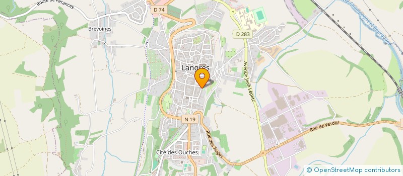 localisation de l'entreprise GPT FORESTIER DU PRE RADIS à LANGRES