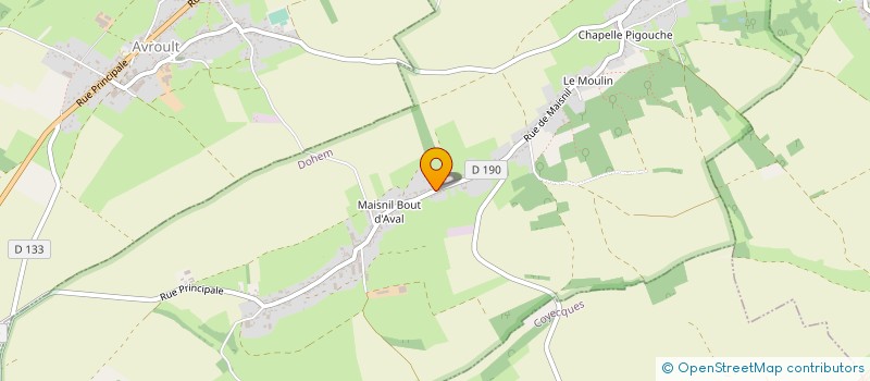 localisation de l'entreprise GPT FORESTIER GEST & EXPL DOMAINE EGMONT à ACQUIN-WESTBECOURT