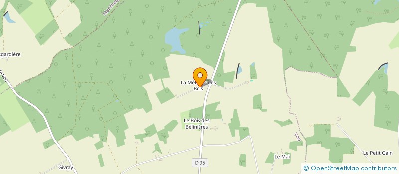 localisation de l'entreprise GPT FORESTIER GUCHEGROLLE COIN BOUTIN  VOU