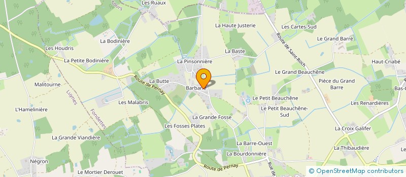 localisation de l'entreprise GPT FORESTIER LE MARAIS DE LA MOTTE  FONDETTES