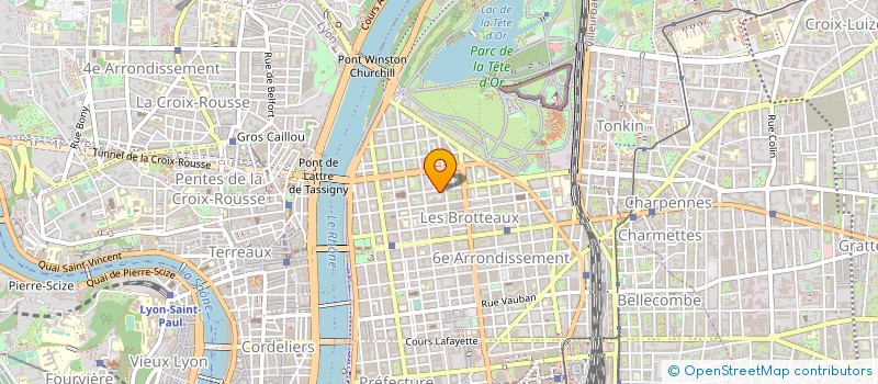 localisation de l'entreprise GPT FORESTIER VERGNES MONTGRELLIERE à LYON