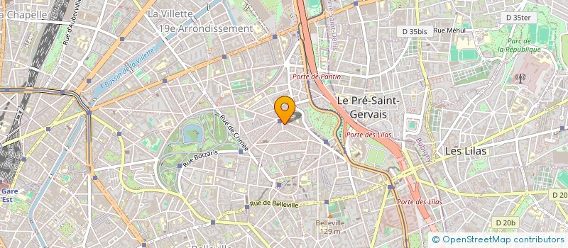 localisation de l'entreprise GPT GESTION INFORMATION ENTREPRISE  PARIS