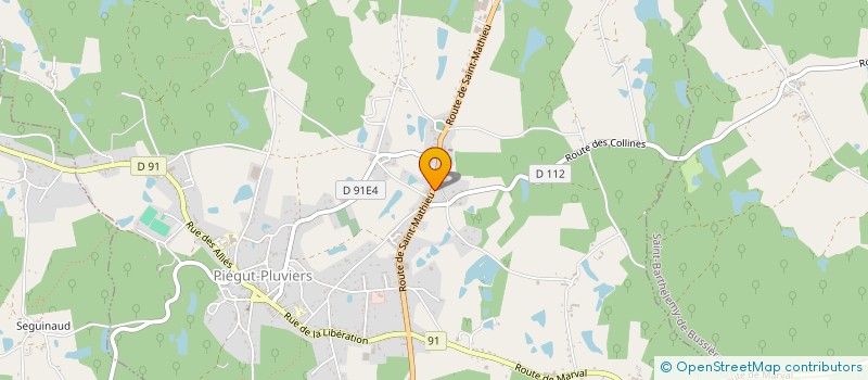 localisation de l'entreprise GPT GIDE  PIEGUT-PLUVIERS