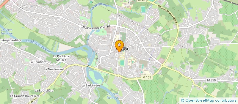 localisation de l'entreprise GPT I D ORG NUISIB VEGET QUATRE RIVIERES  VERTOU