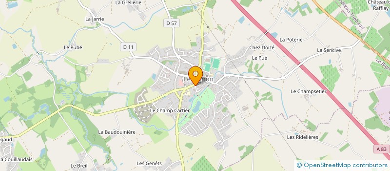 localisation de l'entreprise GPT I D ORG NUISIBLES VEGET MAINE OGNON  REMOUILLE