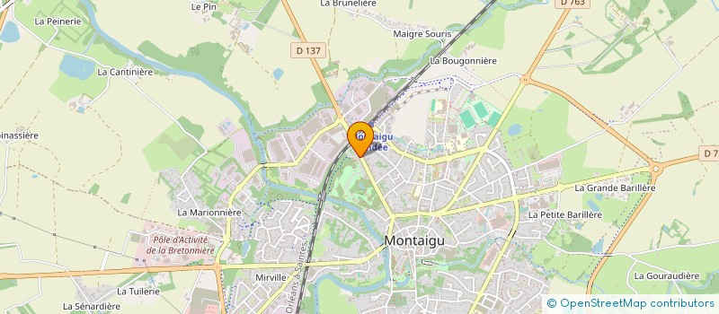localisation de l'entreprise GPT INTERCANTONAL DEFENSE ENNEMIS CULTUR à MONTAIGU-VENDEE
