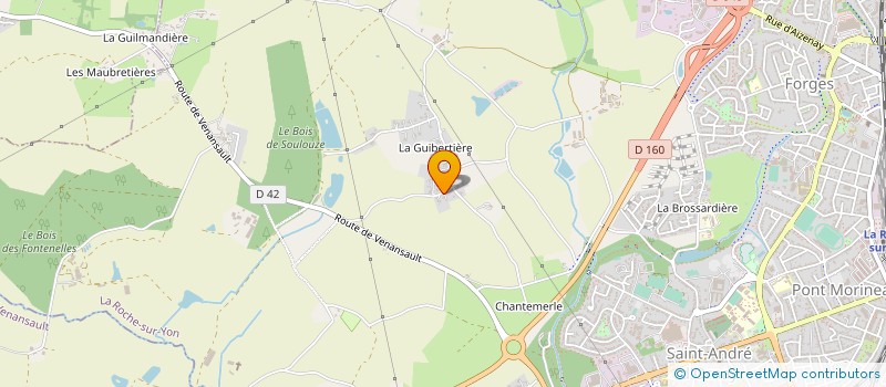 localisation de l'entreprise GPT INTERDEPART DE DEFENSE DES CULTURES à ROCHE SUR YON (LA)