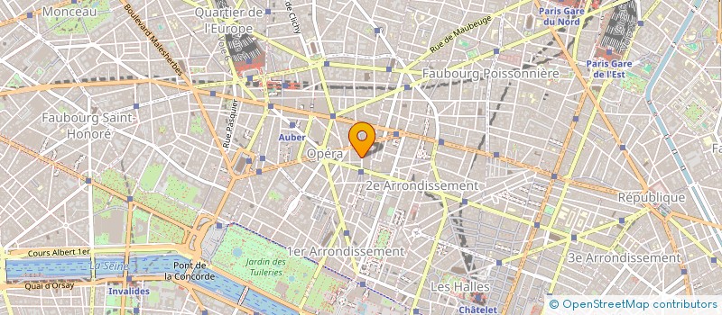 localisation de l'entreprise GPT INTERNAT RECHERCHE EN COMMUNICATION à PARIS