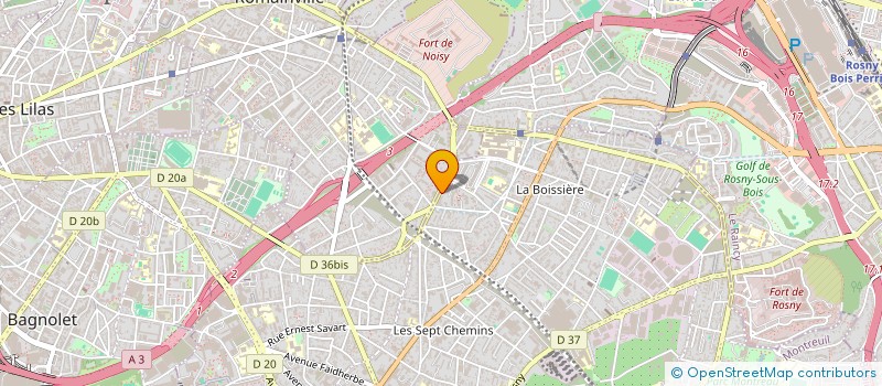 localisation de l'entreprise GPT INTERVENT CYNOPHILE RECHER SAUVETAGE à MONTREUIL
