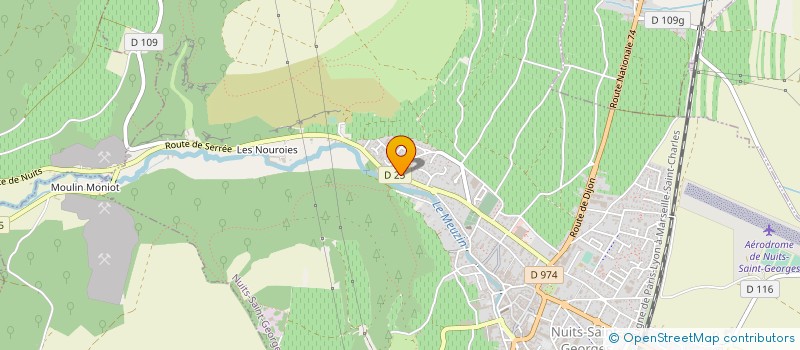 localisation de l'entreprise GPT LE CONCOEUROIS à NUITS-SAINT-GEORGES