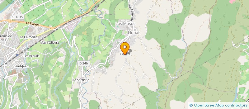 localisation de l'entreprise GPT LES BIOS DE LOS MASOS  LOS MASOS