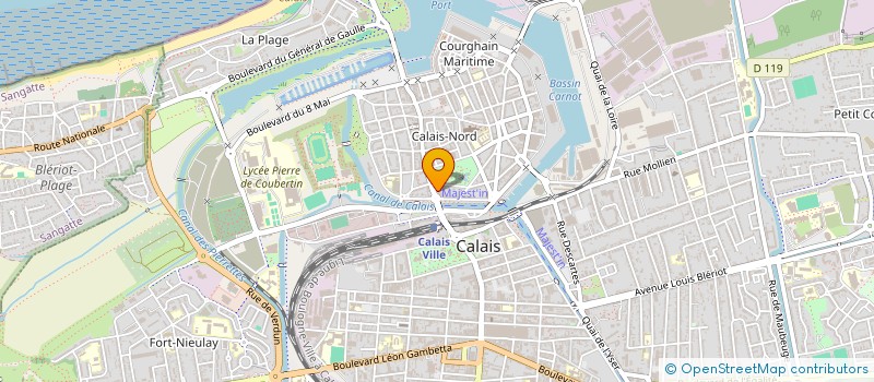 localisation de l'entreprise GPT LOCAL D EMPLOYEURS DU CALAISIS  CALAIS