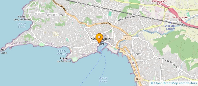 localisation de l'entreprise GPT NAUTIQUE PLAISANCIERS SANARY à SANARY-SUR-MER