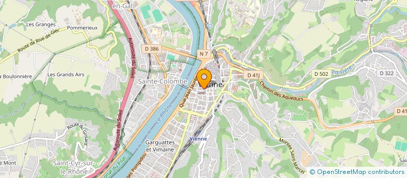 localisation de l'entreprise GPT PARENT ELEVES CATHOLIQUES LYCEES CES à VIENNE