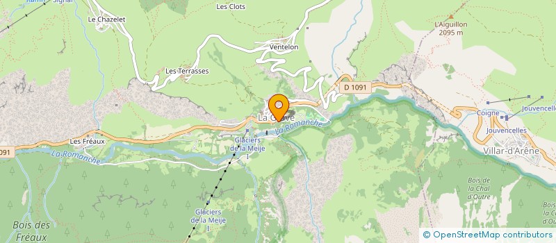 localisation de l'entreprise GPT PASTORAL DE MARTIGNARE  LA GRAVE