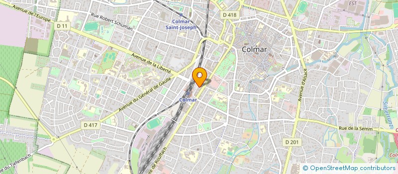 localisation de l'entreprise GPT PRODUCT NEGOCIANTS VIGNOBLE ALSACIEN  COLMAR