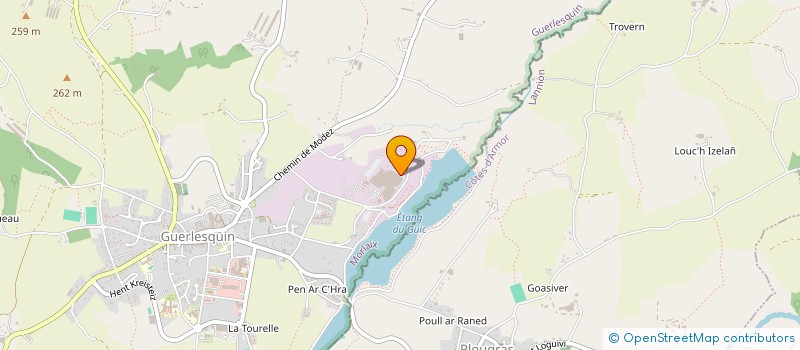 localisation de l'entreprise GPT PRODUCT POULETS CHAIR MONTS D ARREE  GUERLESQUIN